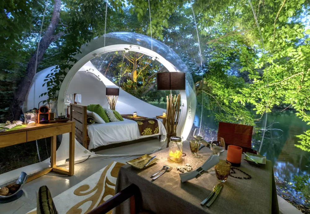 bubble tent pop up